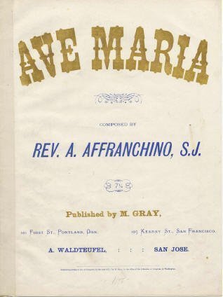Affranchino - Ave Maria - cover