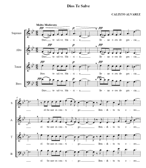 Alvarez C - Ave Maria transcribed