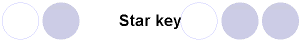 Star key