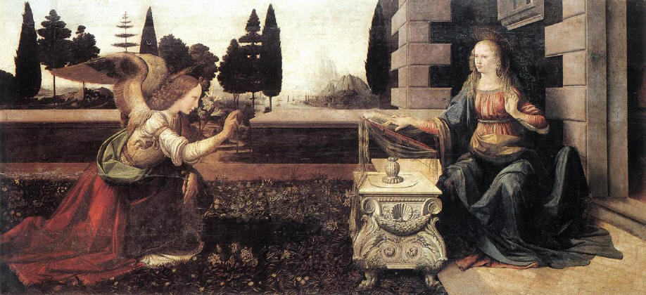The Annunciation - Leonardo da Vinci
