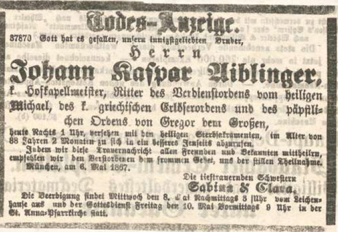 Aiblinger, Johann Kaspar - Ave Maria