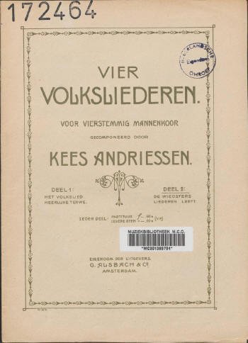 Andriessen, K -De Wiedsters