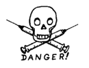 Danger mark.