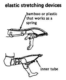 Elastic stretching devices