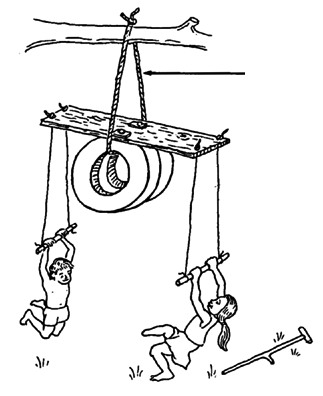 Hanging Seesaw swing