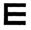 Make one large "E"