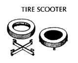 Tire scooter (UPKARAN)