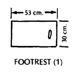 Wheelchair's footrest (1)