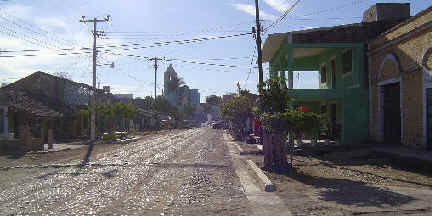 Most of Coyotitan's streets are paved.